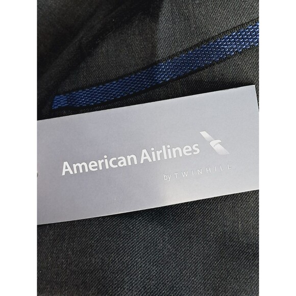 NWT American Airlines Flight Attendant Uniform Blazer Charcoal Wool Mix Size 6R - Picture 10 of 11